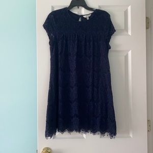 Navy Lace Dress